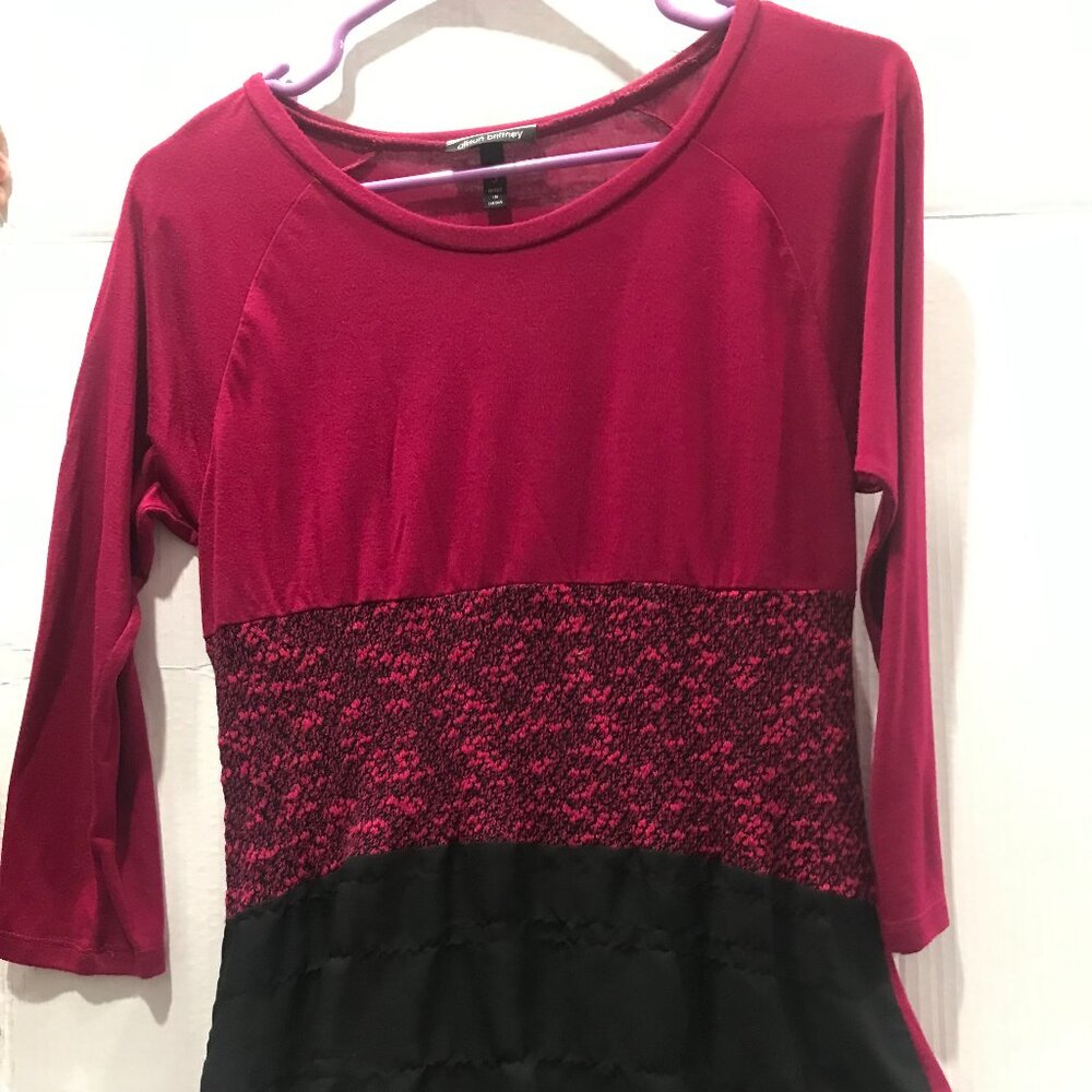 Allison Brittney blouse , long sleeve blouse, Small, Women